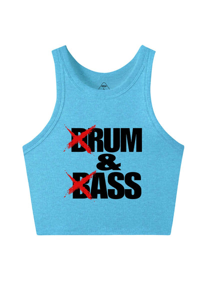 DnB Graffiti Y2K Crop Tank Top Cherrykitten