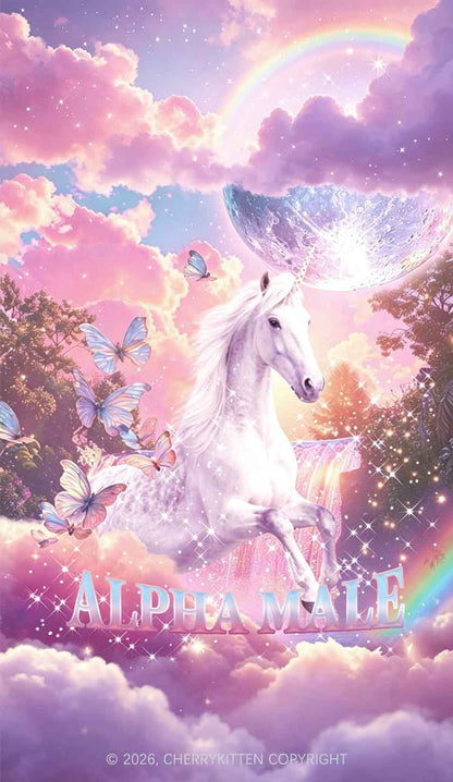 Alpha Male Unicorn Butterfly Y2K Phone Case Cherrykitten