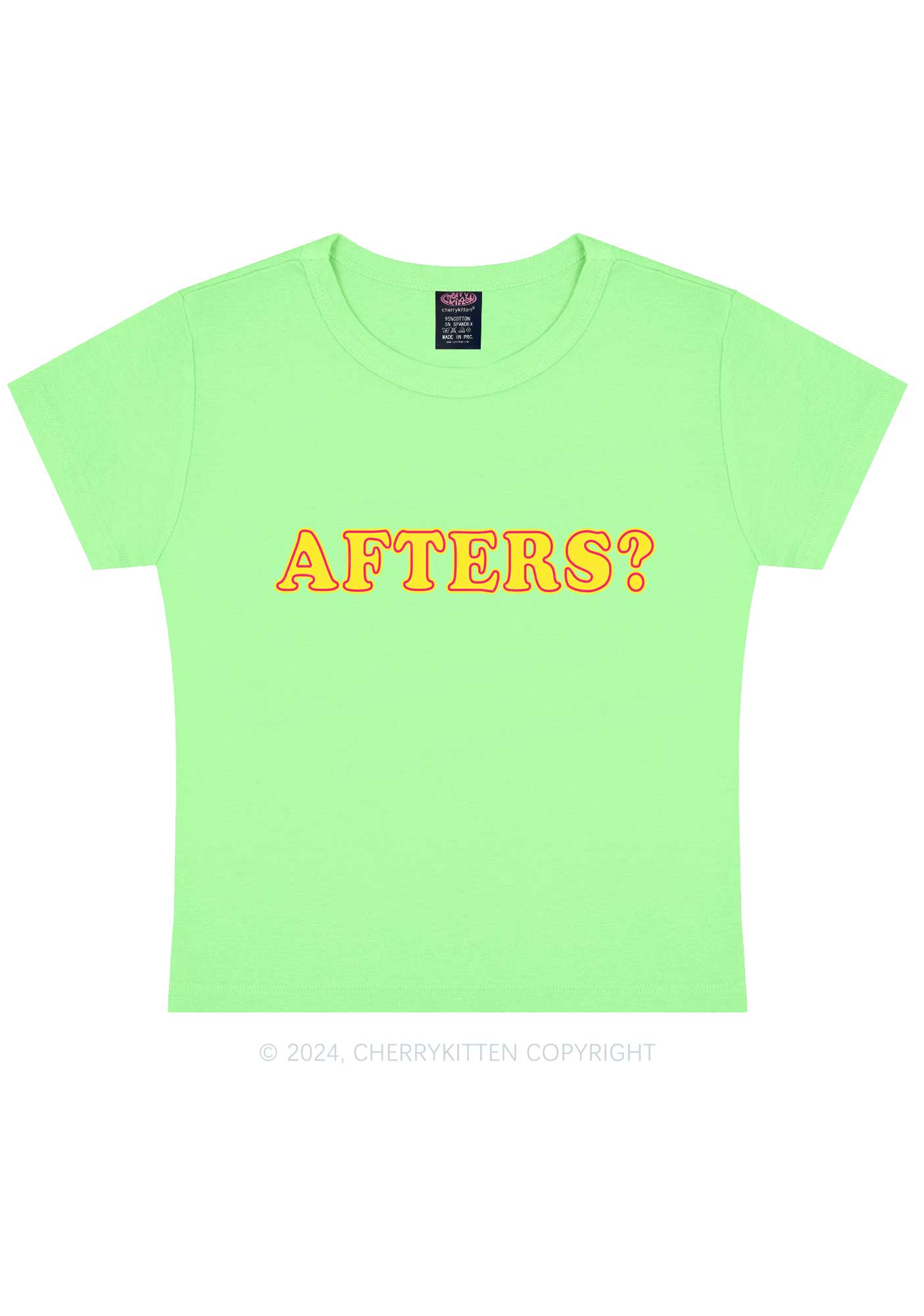 Afters Y2K Baby Tee Cherrykitten