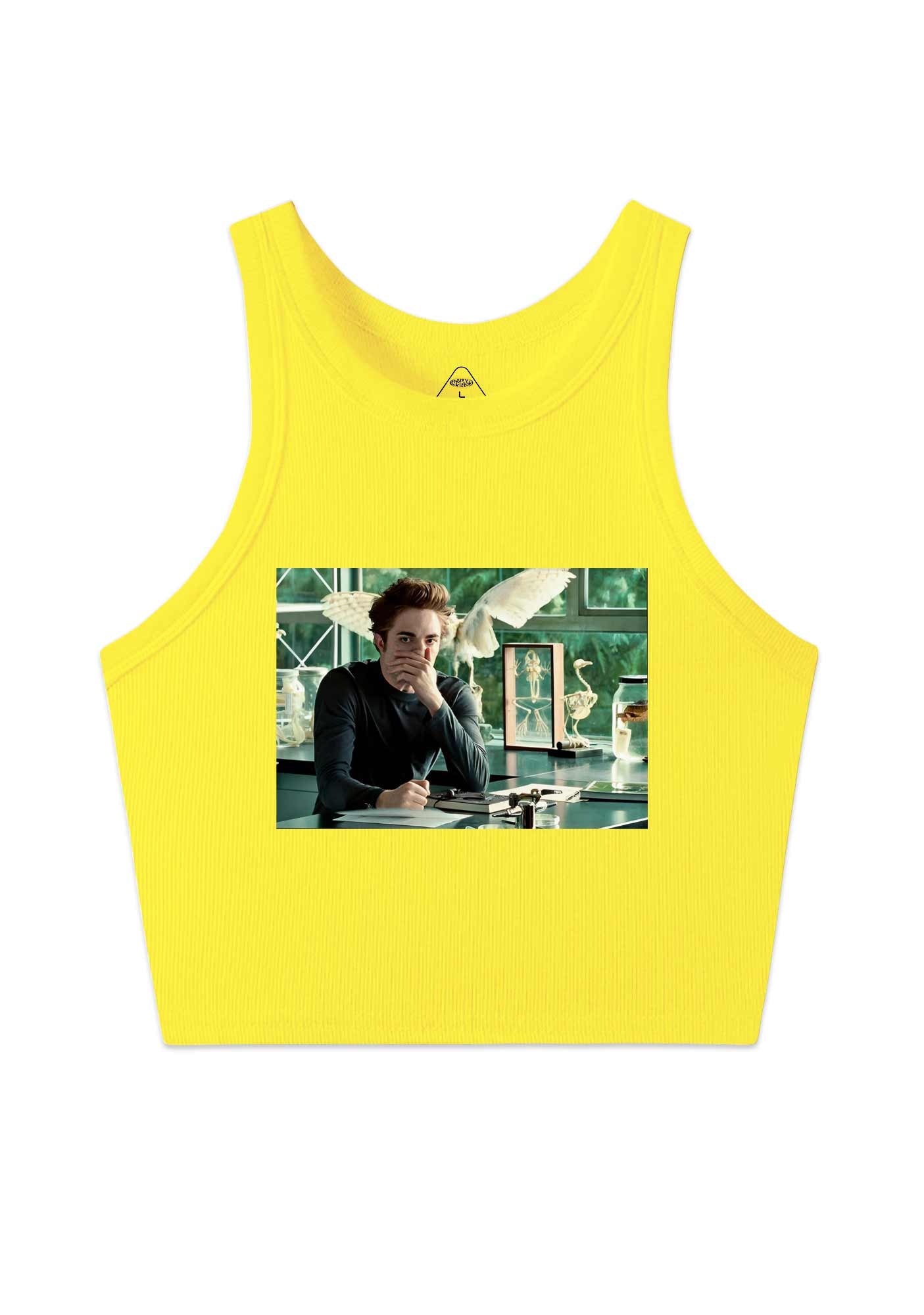 Vampire Boy Y2K Crop Tank Top Cherrykitten