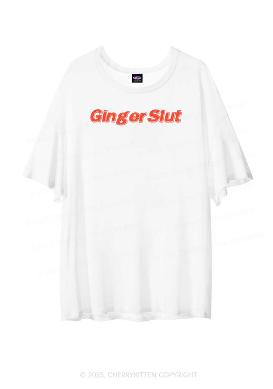 Ginger Slxt Y2K Sheer Boyfriend Tee Cherrykitten