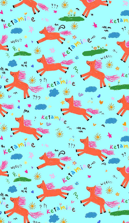 Orange Pony On Mint Green Y2K Phone Case Cherrykitten