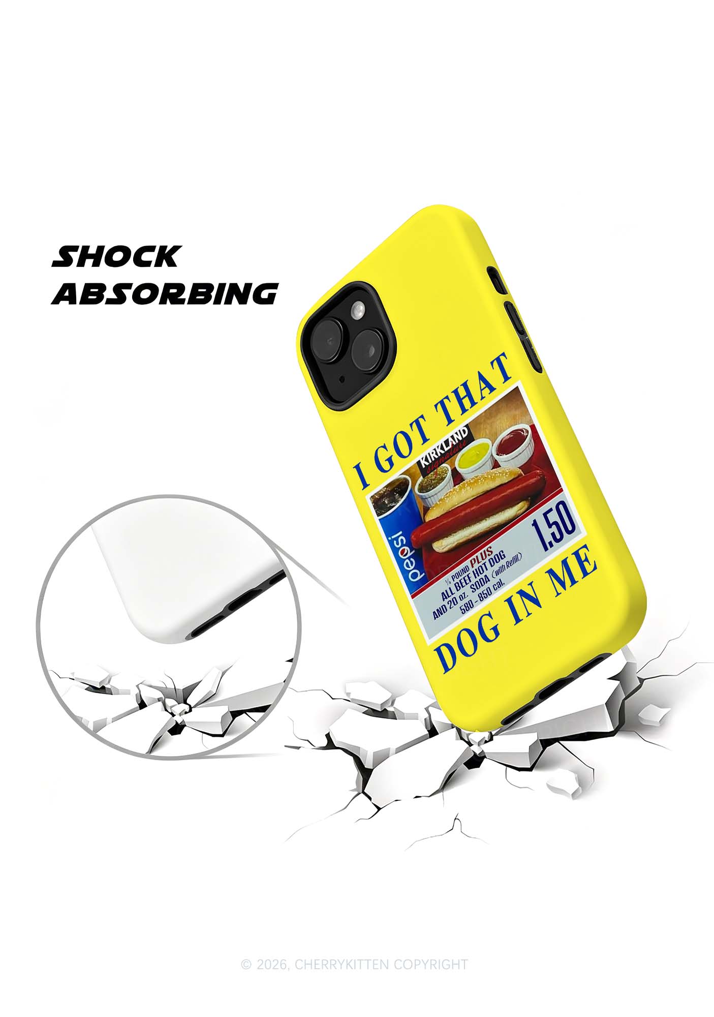 I Got That Hot Dog In Me Y2K Phone Case Cherrykitten