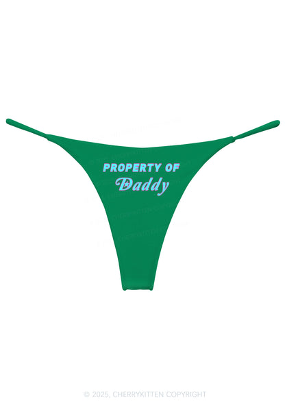 Property Of Daddy Y2K Bikini String Thong Cherrykitten