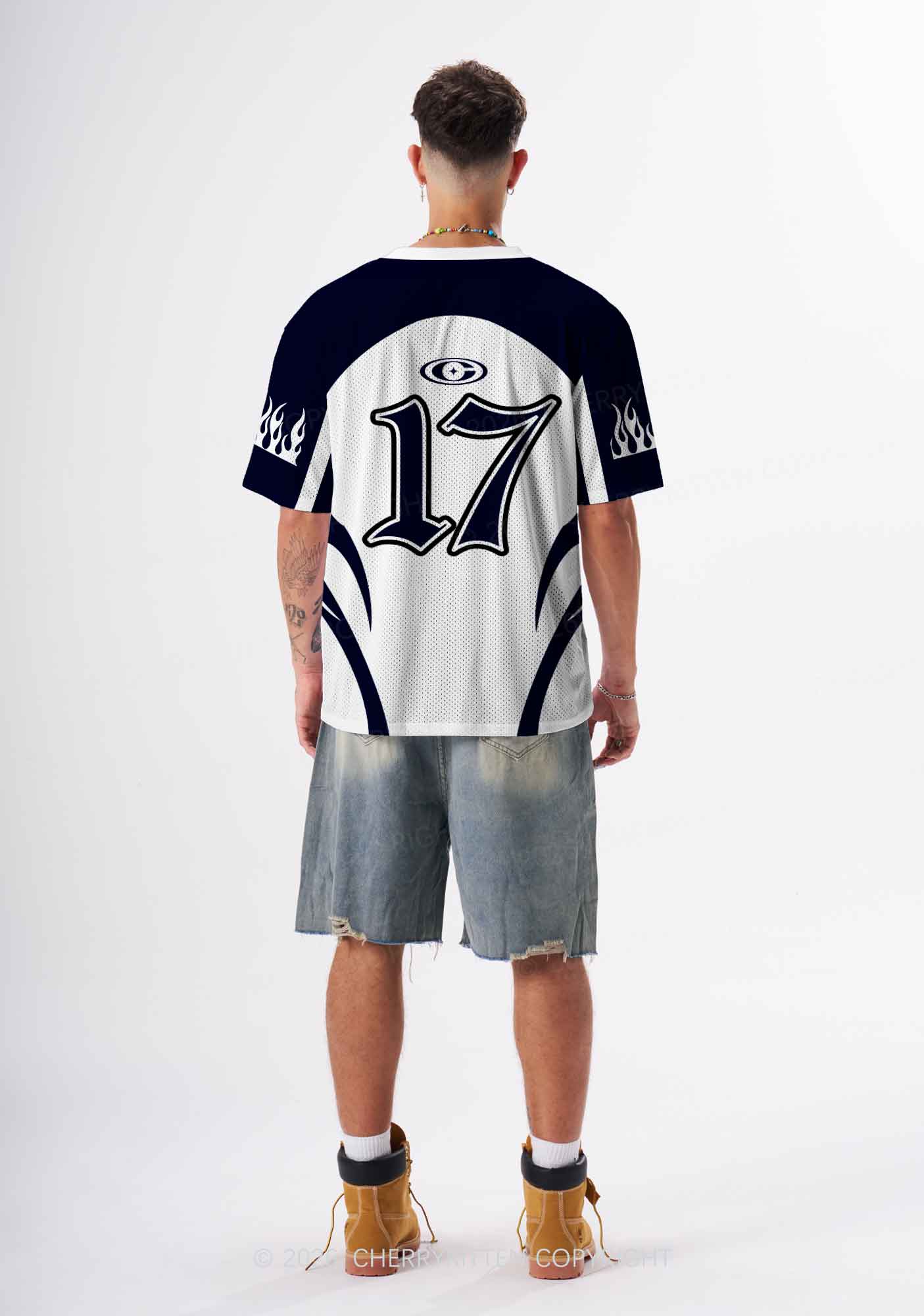 Gothic Cross Faggot Pride Y2K Sport Jersey Shirts Cherrykitten