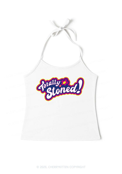 Totally Stoned Y2K Halter Neck Cami Cherrykitten