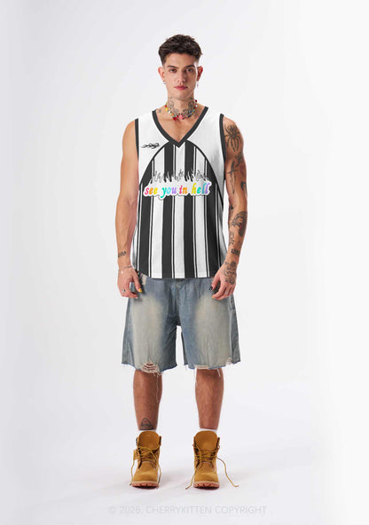 See You In Hell Pride Y2K Sport Jersey Tank Cherrykitten