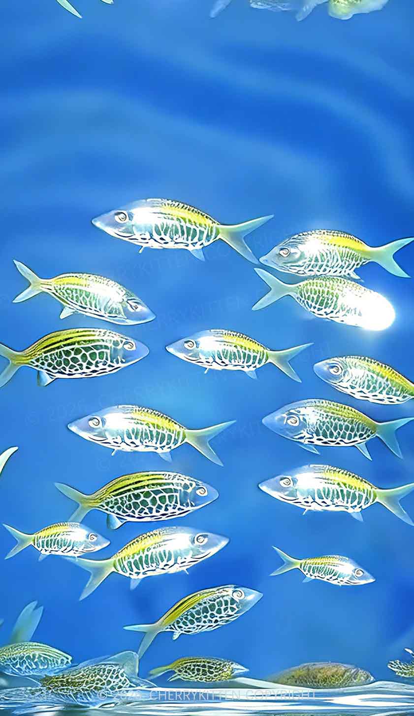 Undersea Fish Y2K Phone Case Cherrykitten