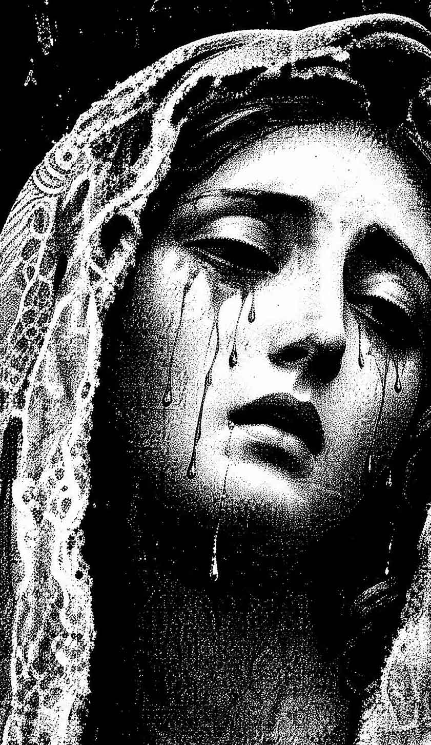 Halloween Weeping Veiled Woman Y2K Phone Case Cherrykitten