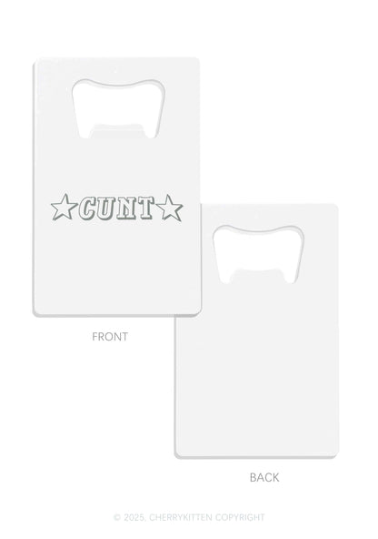 Star Count Y2K Credit Card Bottle Openers Cherrykitten