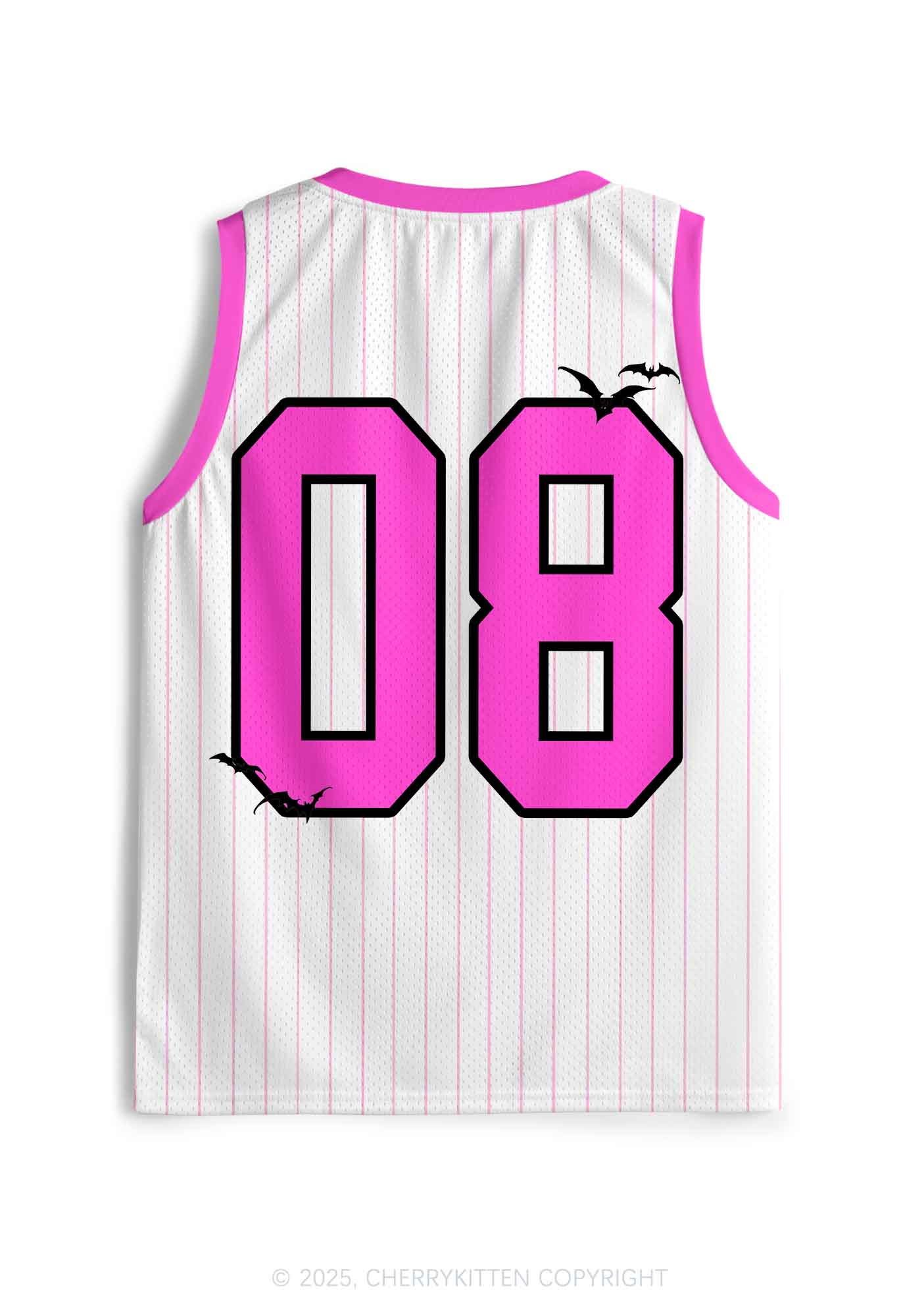 Halloween Custom White Going Slashing Y2K Sport Jersey Tank Cherrykitten
