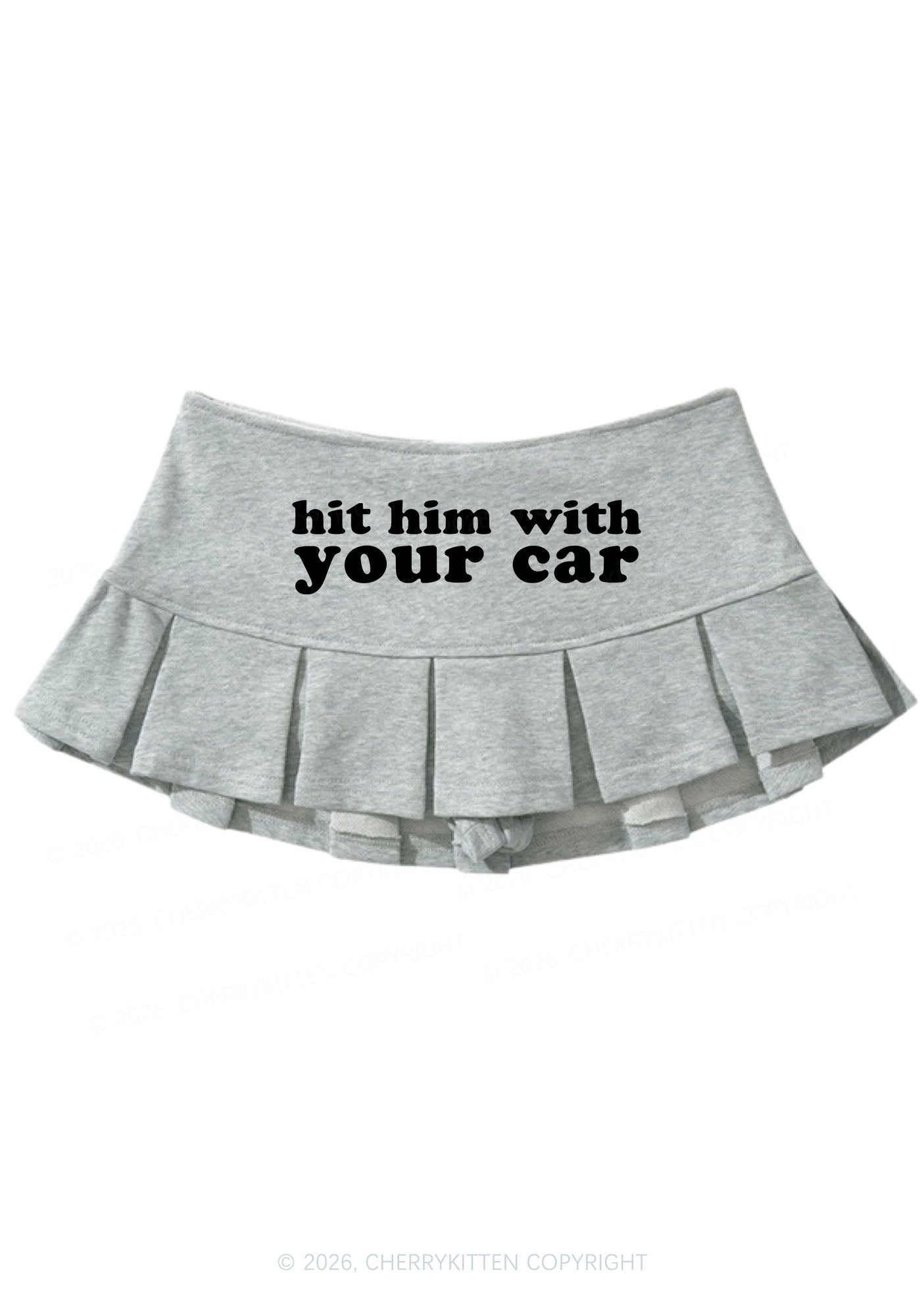 Hit Him Y2K Mini Pleated Skirts Cherrykitten