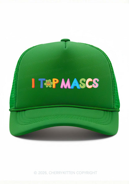 I Top Mascs Pride Y2K Trucker Hat Cherrykitten