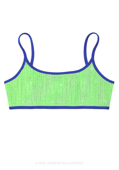 Full Rhinestone Y2K Super Crop Cami Cherrykitten