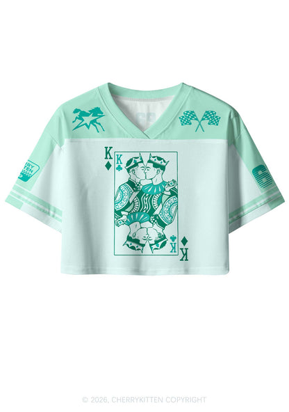 Gay King Pride Y2K Crop Sport Jersey Shirts Cherrykitten