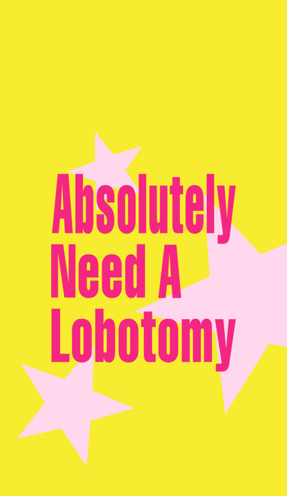 Absolutely Need A Lobotomy Star Y2K Phone Case Cherrykitten