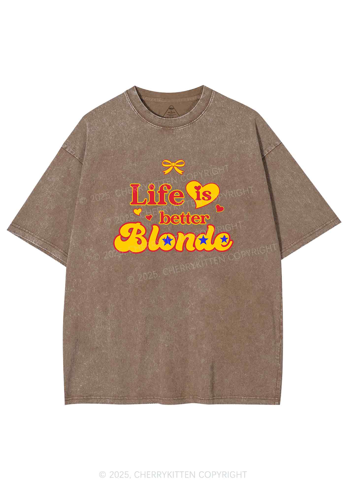 Better Blonde Y2K Shirts Washed Tee Cherrykitten