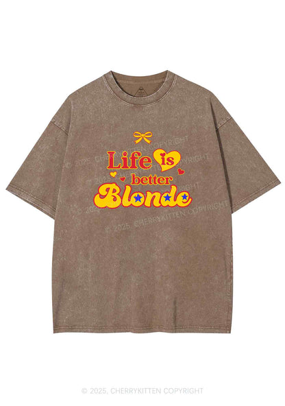Better Blonde Y2K Shirts Washed Tee Cherrykitten