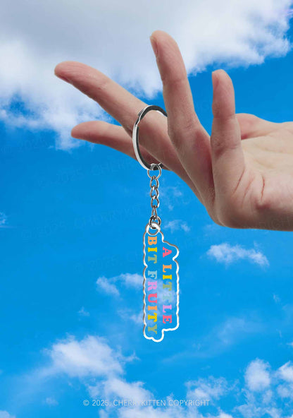 Bit Fruity Pride 1Pc Y2K Keychain Cherrykitten
