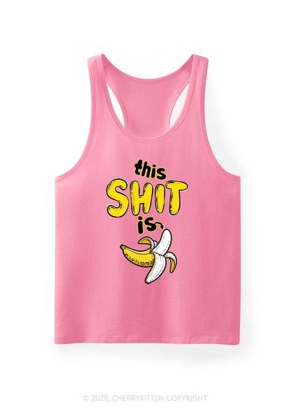 This Shxt Is Banana Y2K Men Racerback Tank Top Cherrykitten