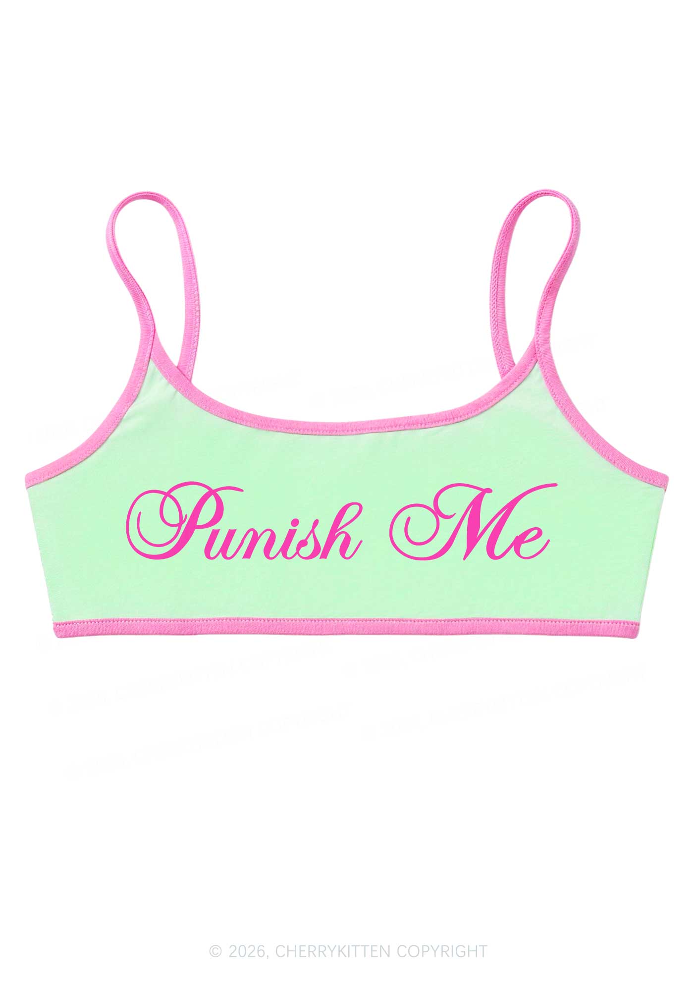 Punish Me Y2K Super Crop Cami Cherrykitten