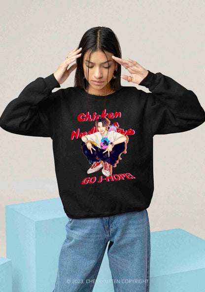 Go JH Kpop Y2K Sweatshirt Cherrykitten