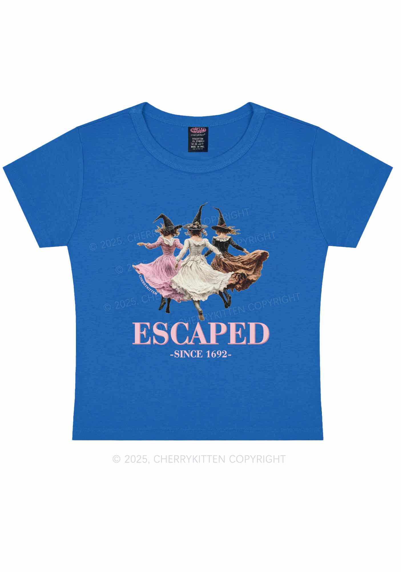 Halloween Escaped Skirts Witches Y2K Baby Tee Cherrykitten