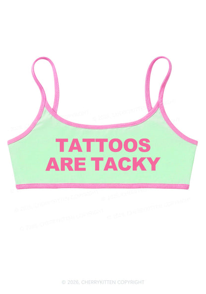 Tattoos Are Tacky Y2K Super Crop Cami Cherrykitten