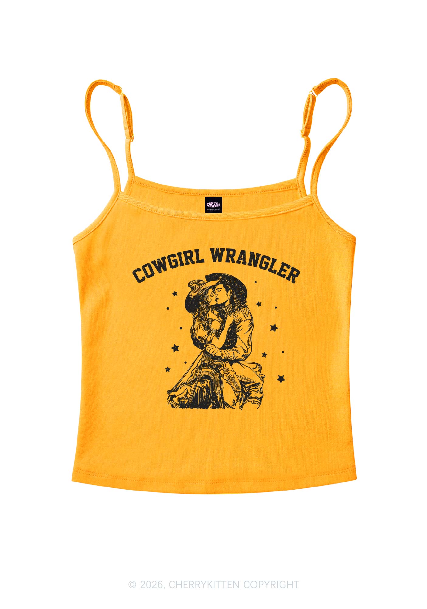 Cowgirl Wrangler Pride Y2K Spaghetti Strap Cami Cherrykitten