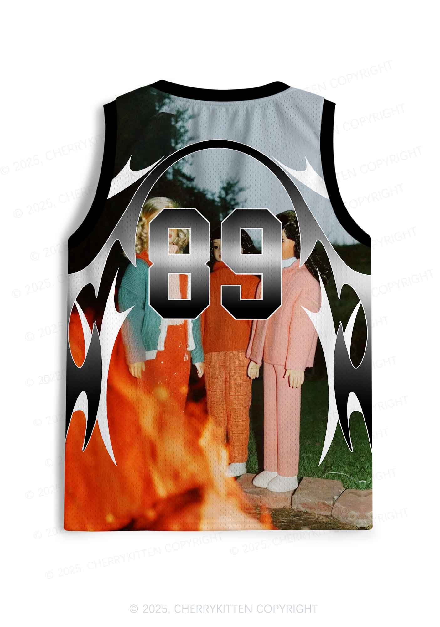 Custom Doll Flame Y2K Sport Jersey Tank Cherrykitten