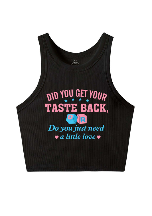 Get Your Taste Back Y2K Crop Tank Top Cherrykitten