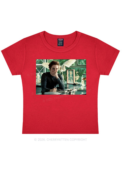 Vampire Boy Y2K Baby Tee Cherrykitten