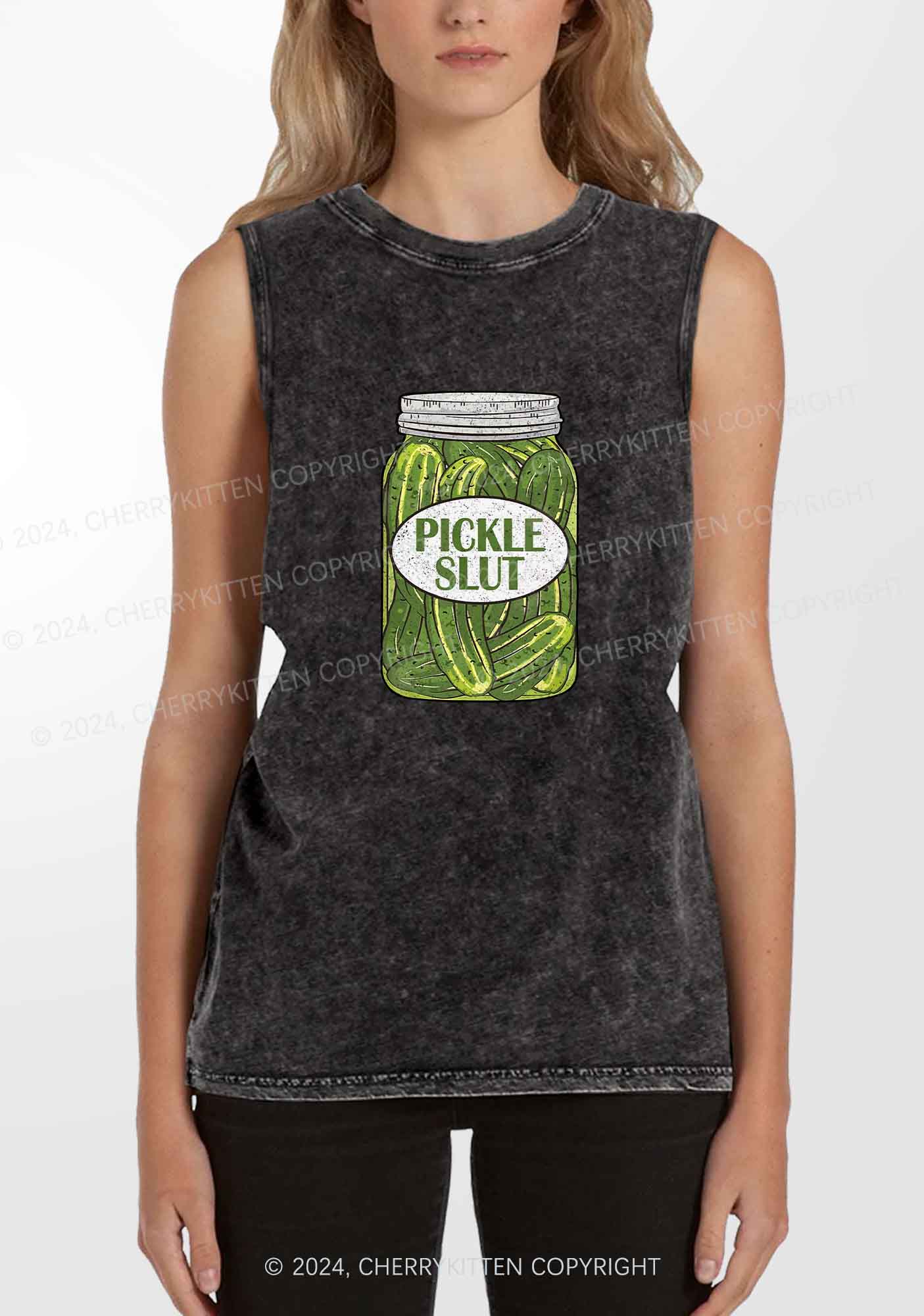 Pickle Slxt Y2K Washed Tank Cherrykitten
