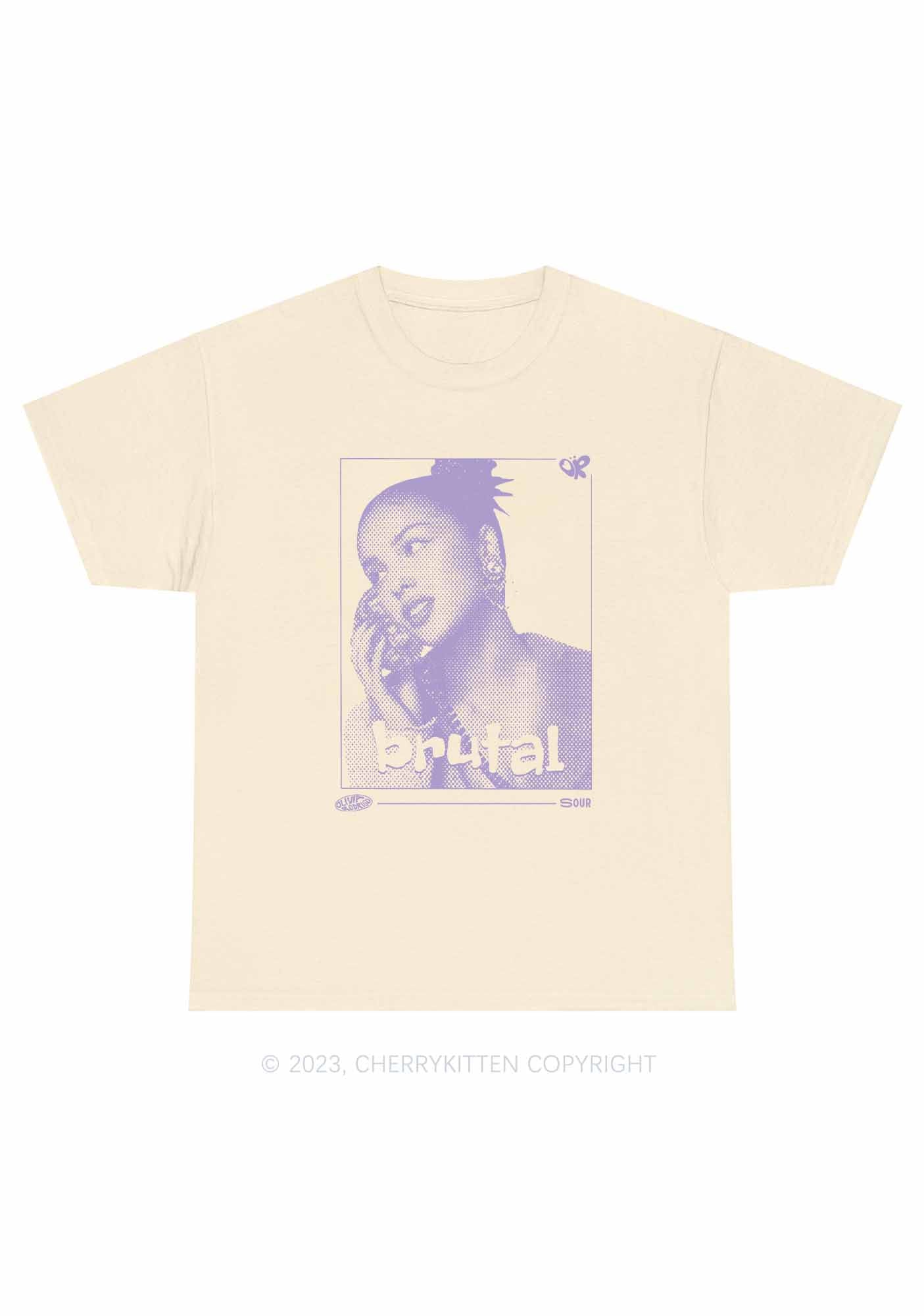 Brutal Poster Y2K Chunky Shirt Cherrykitten