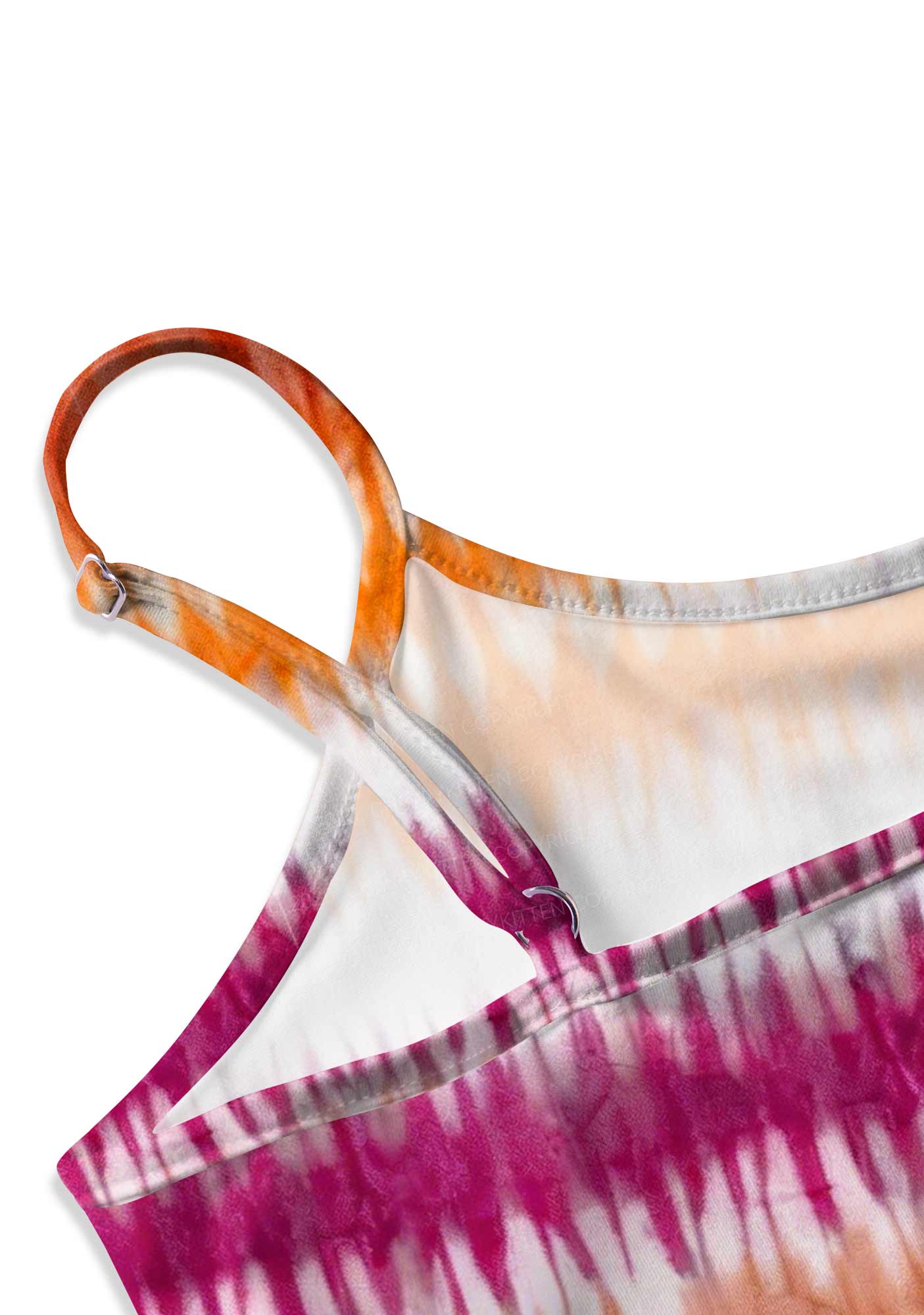 Lesbian Tie Dye Pride Y2K Print Cami Crop Top Cherrykitten