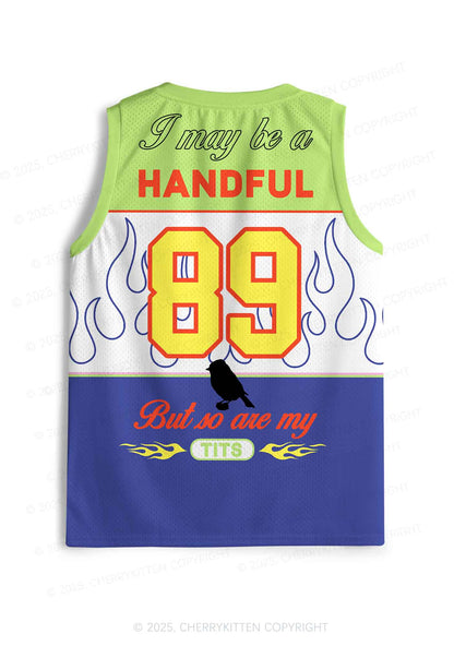 Custom Be A Handful Y2K Sport Jersey Tank Cherrykitten