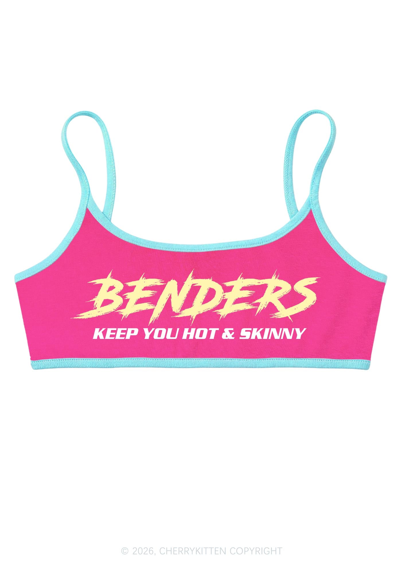 Benders Keep You Hot Y2K Super Crop Cami Cherrykitten