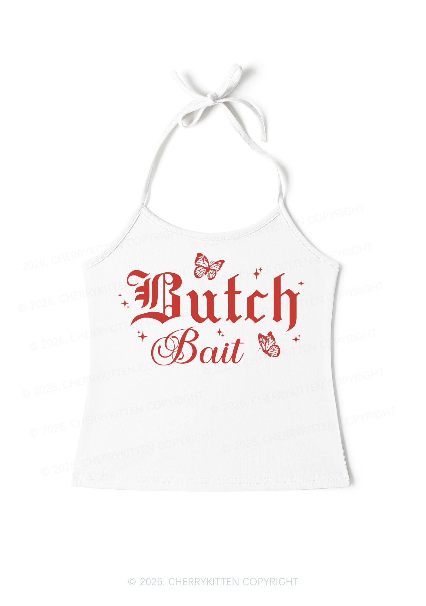 Butch Bait Pride Y2K Halter Neck Cami Cherrykitten