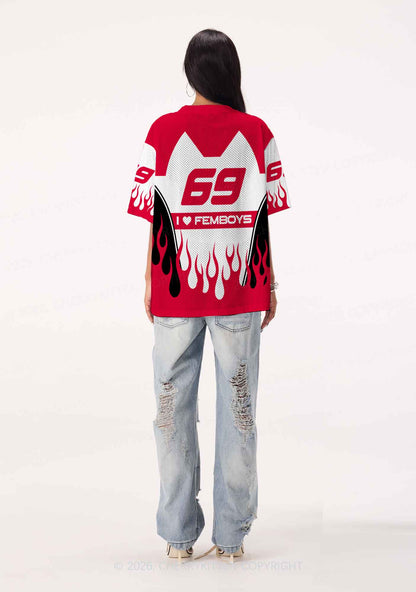 I Love Femboys Pride Y2K Sport Jersey Shirts Cherrykitten