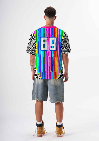 Hating Techno Y2K Sport Jersey Shirts Cherrykitten