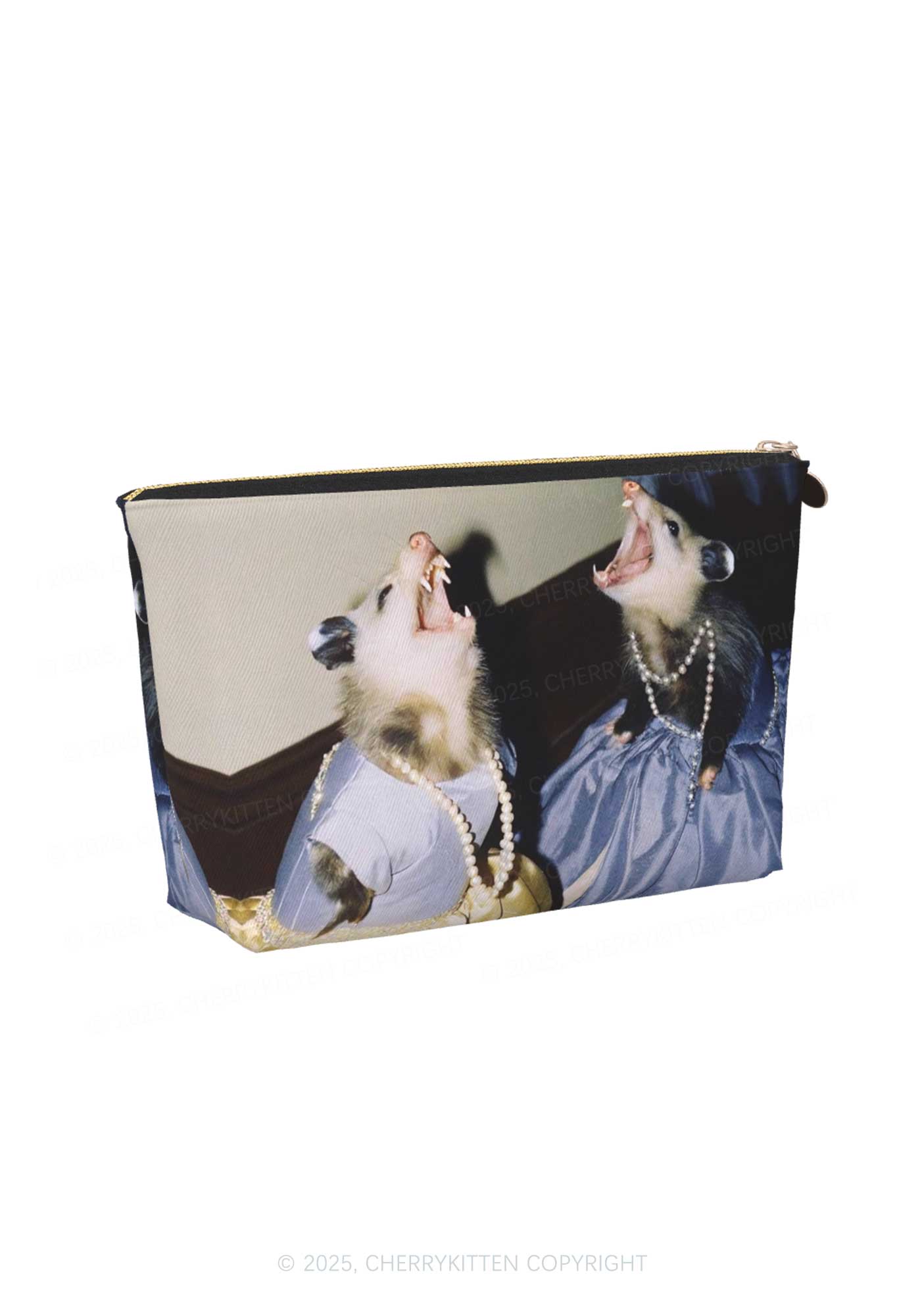 Princess Rats Y2K Leather Makeup Bag Cherrykitten