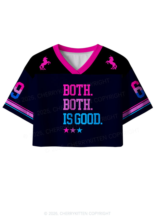 Both Is Good Pride Y2K Crop Sport Jersey Shirts Cherrykitten