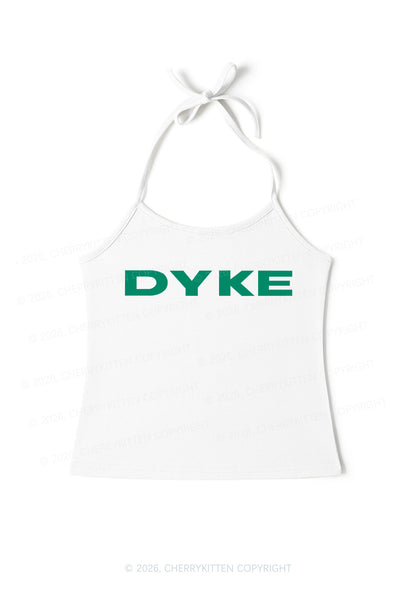 DYKE Pride Y2K Halter Neck Cami Cherrykitten