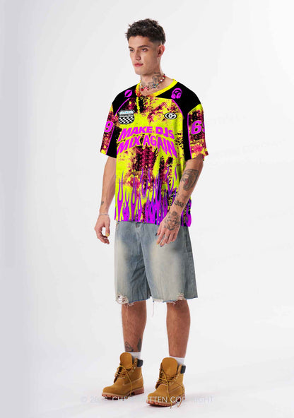 Make DJs Mix Again Y2K Sport Jersey Shirts Cherrykitten