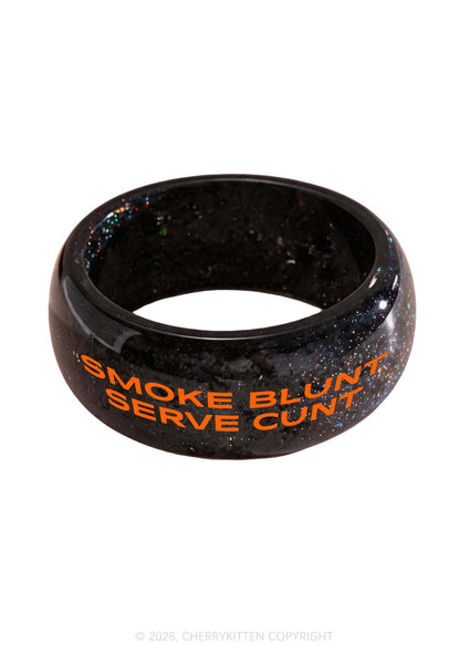 Smoke Blunt Y2K Cuff Bangle Cherrykitten