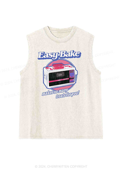 Easy-Bake Y2K Washed Tank Cherrykitten