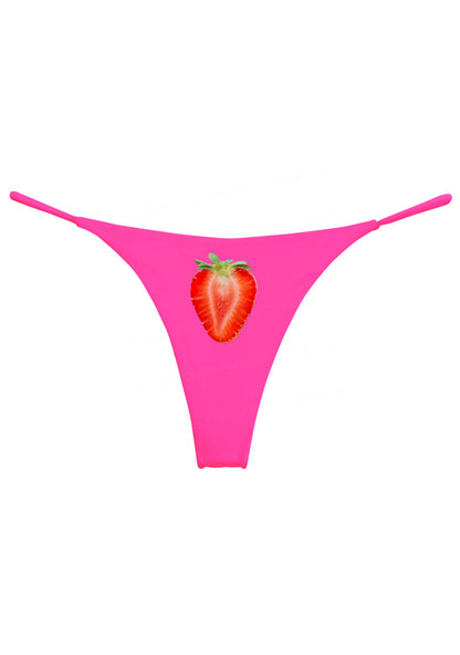 Half A Strawberry Pride Y2K Bikini String Thong Cherrykitten