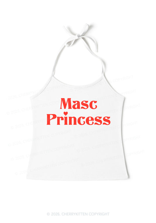 Masc Princess Pride Y2K Halter Neck Cami Cherrykitten
