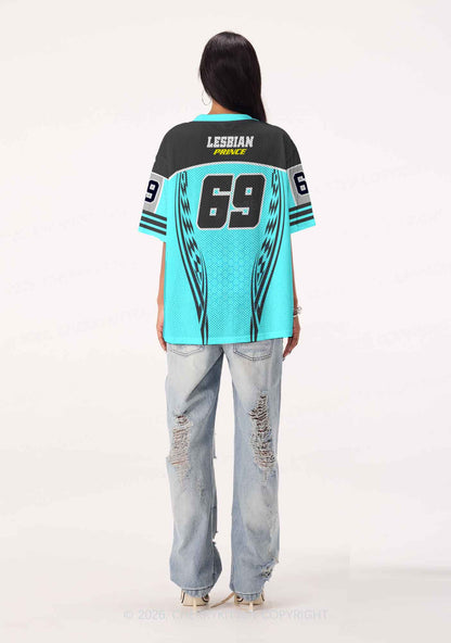 Blue Lesbian Prince Pride Y2K Sport Jersey Shirts Cherrykitten