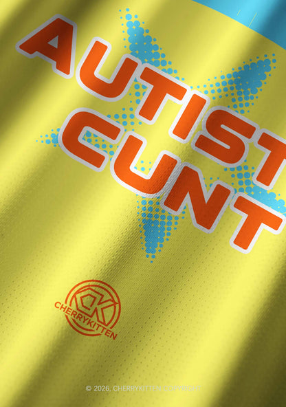 Autistic Cxxt Stars Y2K Football Jersey Shirts Cherrykitten